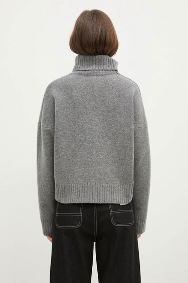 Sveter Sporty & Rich Sporty & Rich SRC Wool Turtleneck Sweater Šedá | WS064512302GY03, 2