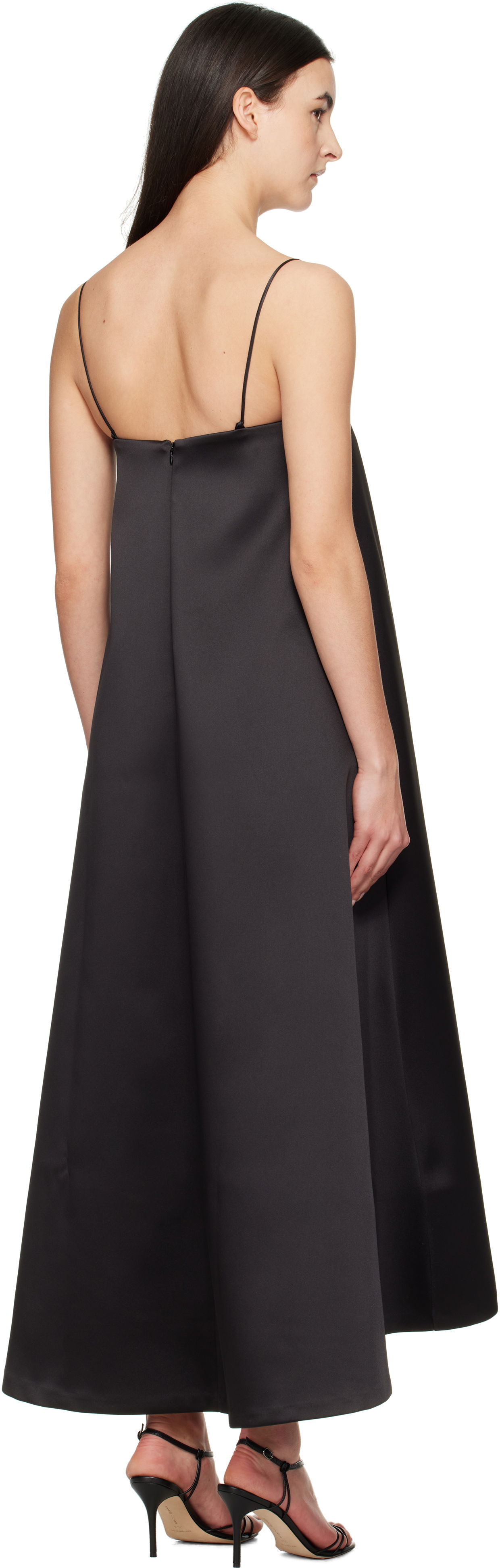Róhe Voluminous Satin Evening Maxi Dress