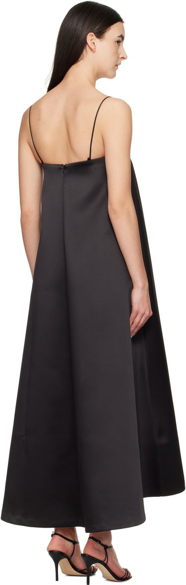 Šaty Róhe Róhe Voluminous Satin Evening Maxi Dress Čierna | 414-33-096, 2