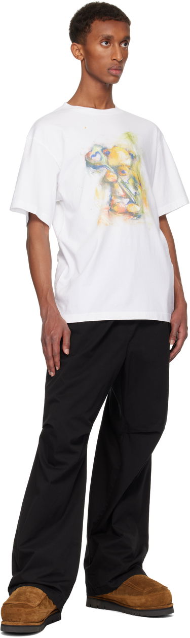 Tričko We11done We11done Graphic Print T-Shirt Biela | WD-TT3-24-752-U-WH, 3