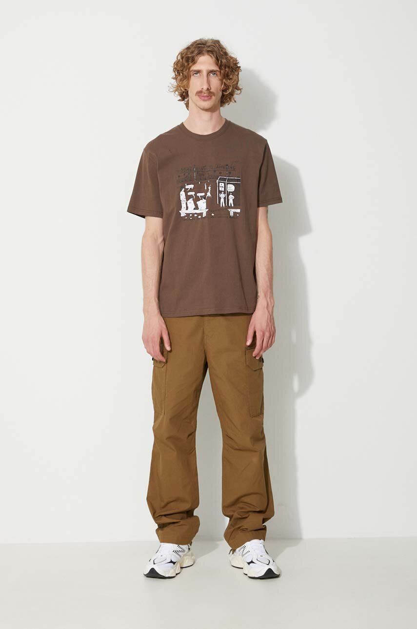 Tričko thisisneverthat Graphic Print T-Shirt Hnedá | TN231TTSST20, 1