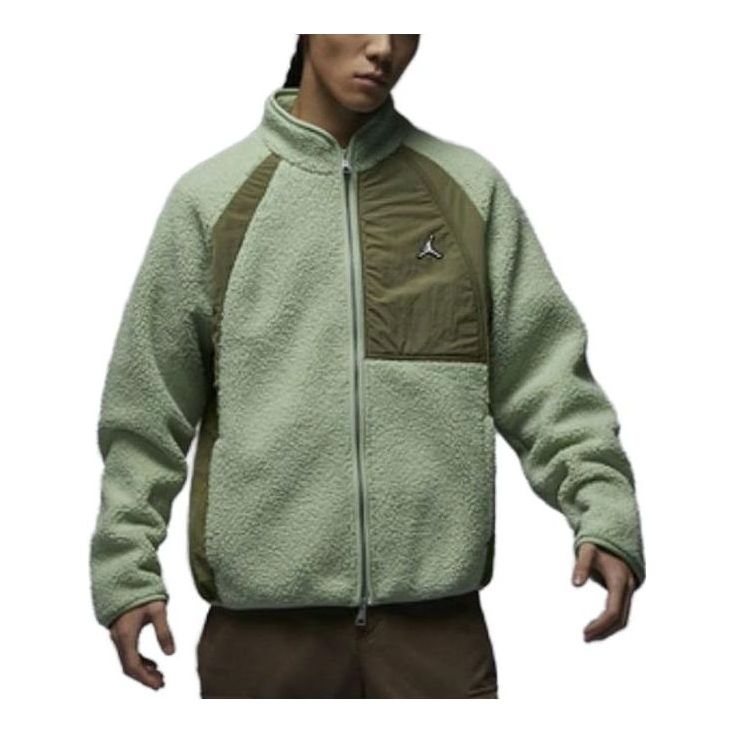 Mikina Jordan Sherpa Warm Jacket Zelené | FV8450-343