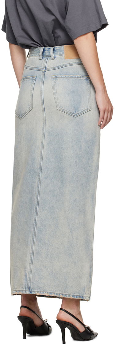 Sukňa We11done We11done Washed Denim Maxi Skirt Modrá | WD-DS2-24-373-W-SK, 2