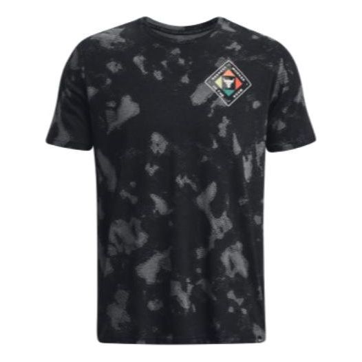 Tričko Under Armour Project Rock Printed Short Sleeve T-Shirt Čierna | 1377928-001, 0