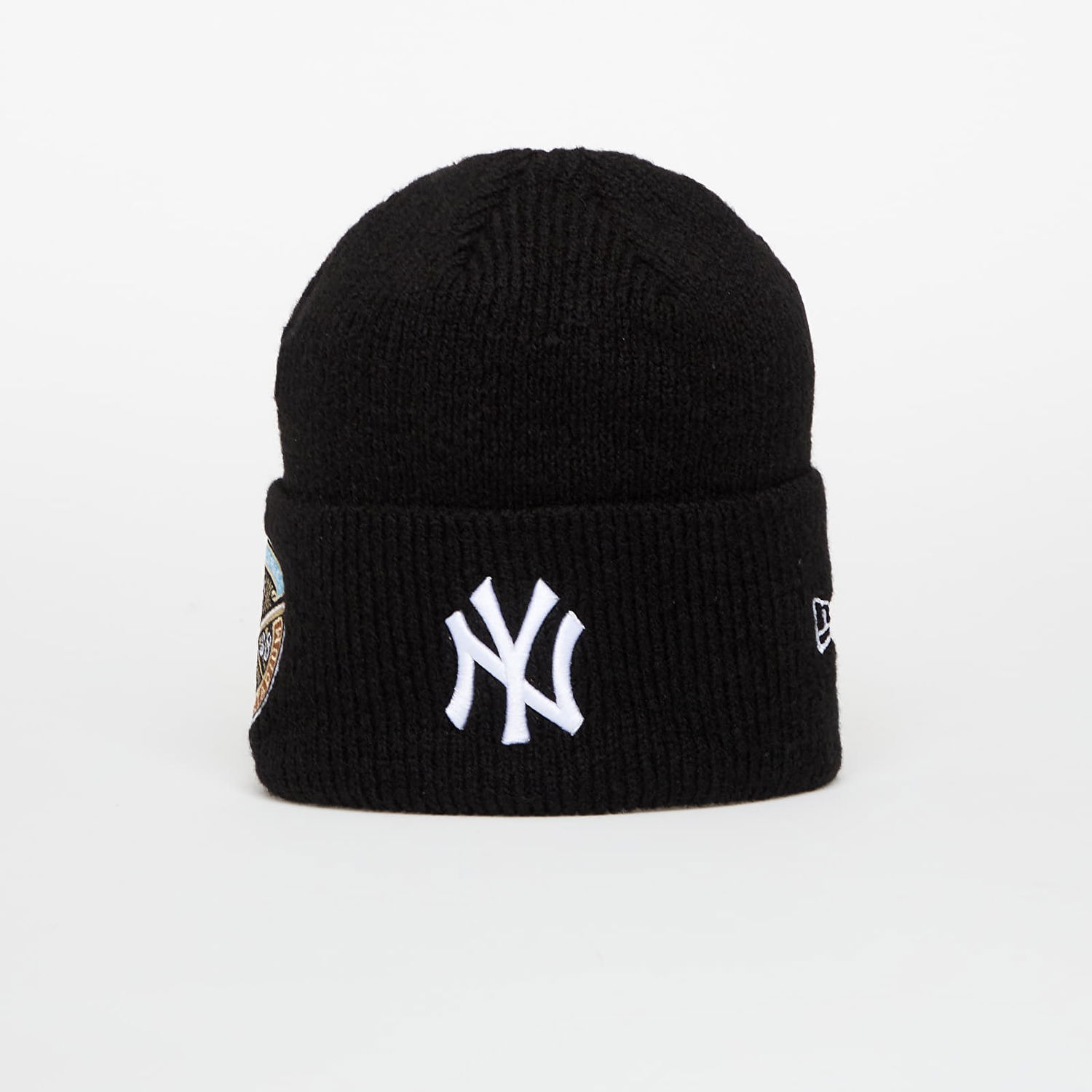 Kulicha New Era Hat Knit Medium MLB Ws Beanie New York Yankees Black/ White Čierna | 60691206, 0