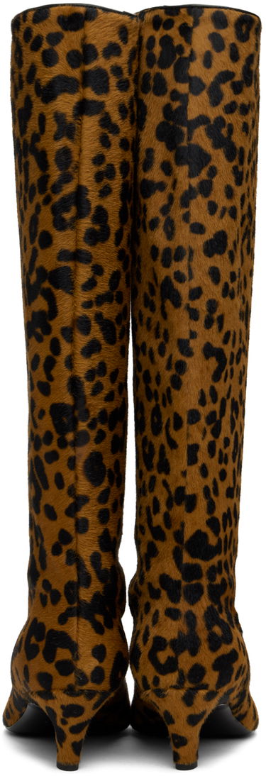 Tenisky a topánky TOTEME Wide Shaft Calf Hair Boots Hnedá | 243-WAS3114-LE0070, 1