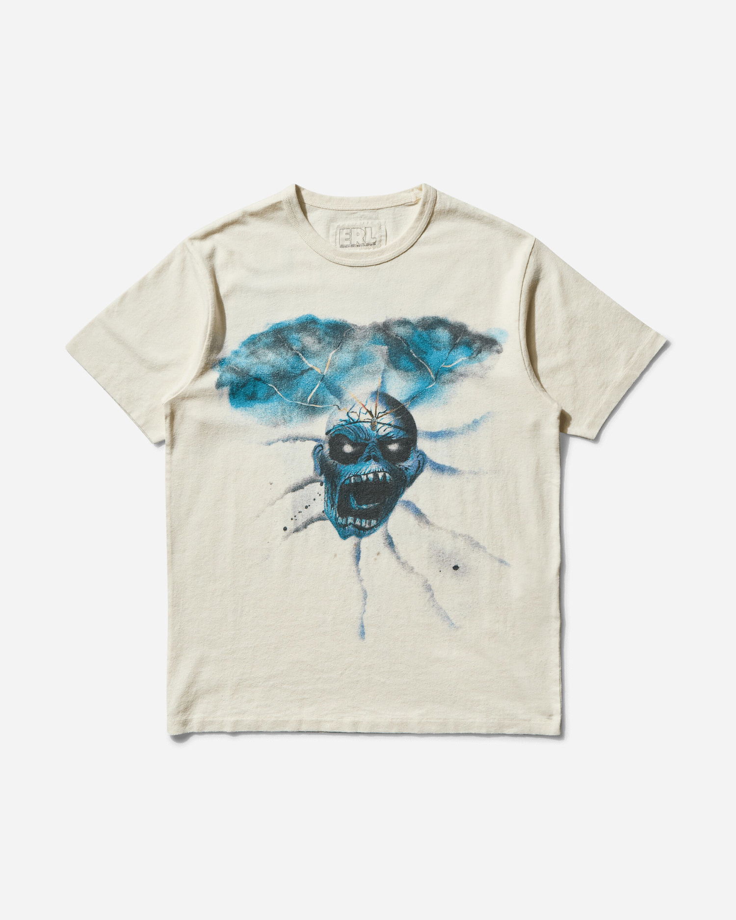 Tričko ERL Skull Print T-Shirt Béžová | ERL10T011 1, 1