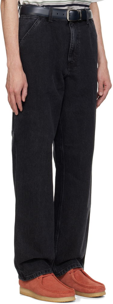 Džínsy Carhartt WIP Single Knee Denim Pants Čierna | I032024, 1