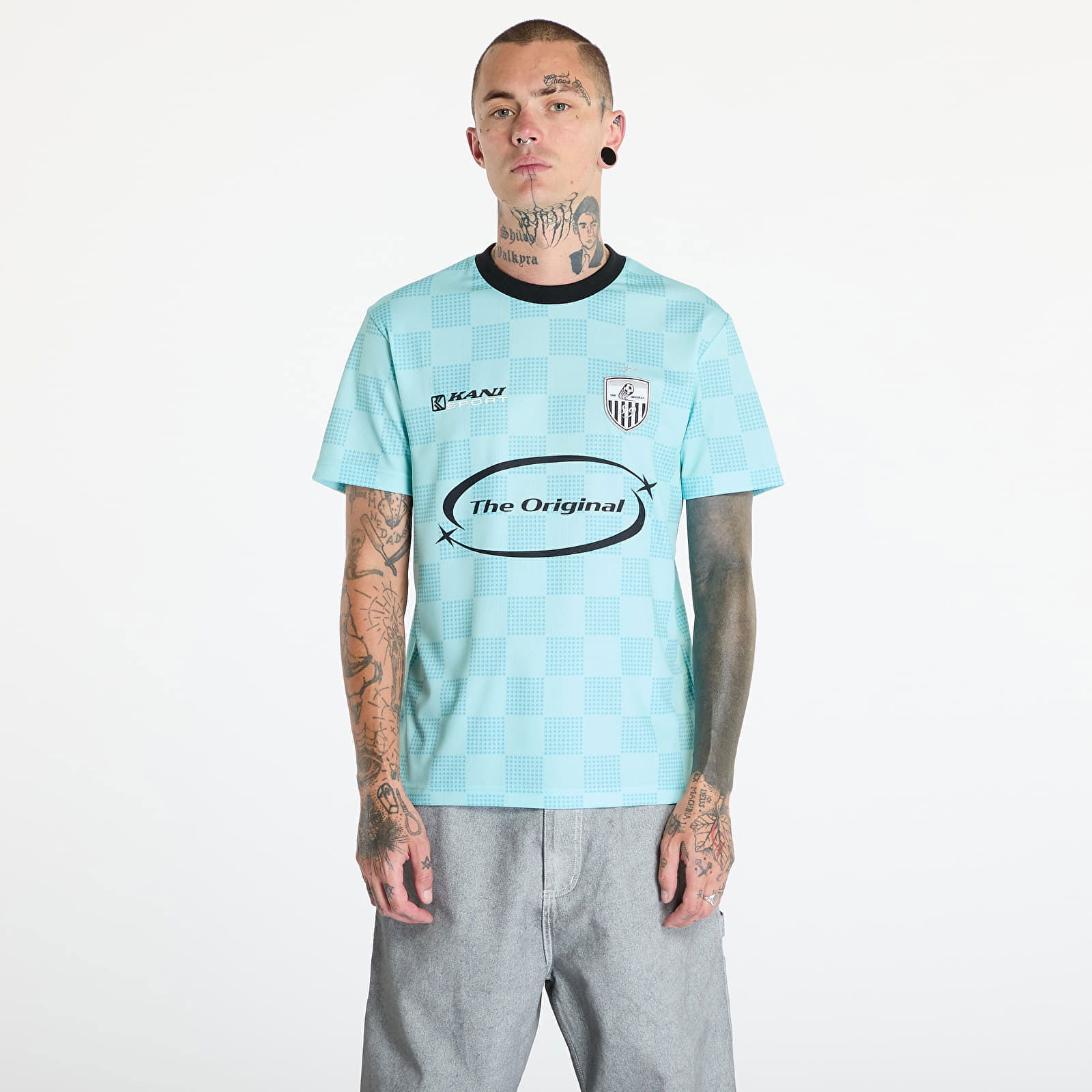 OG Sport Star Check Trikot Light Blue/ Black