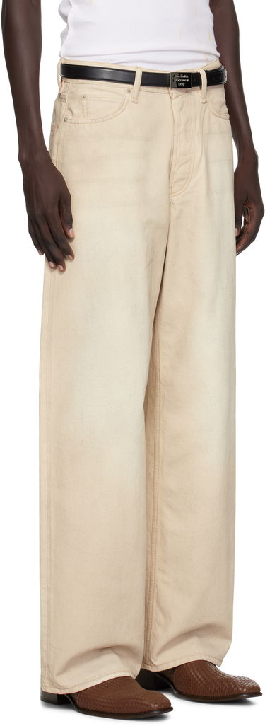 Džínsy Acne Studios Acne Studios 1981 Loose Fit Jeans Béžová | C00084-, 4