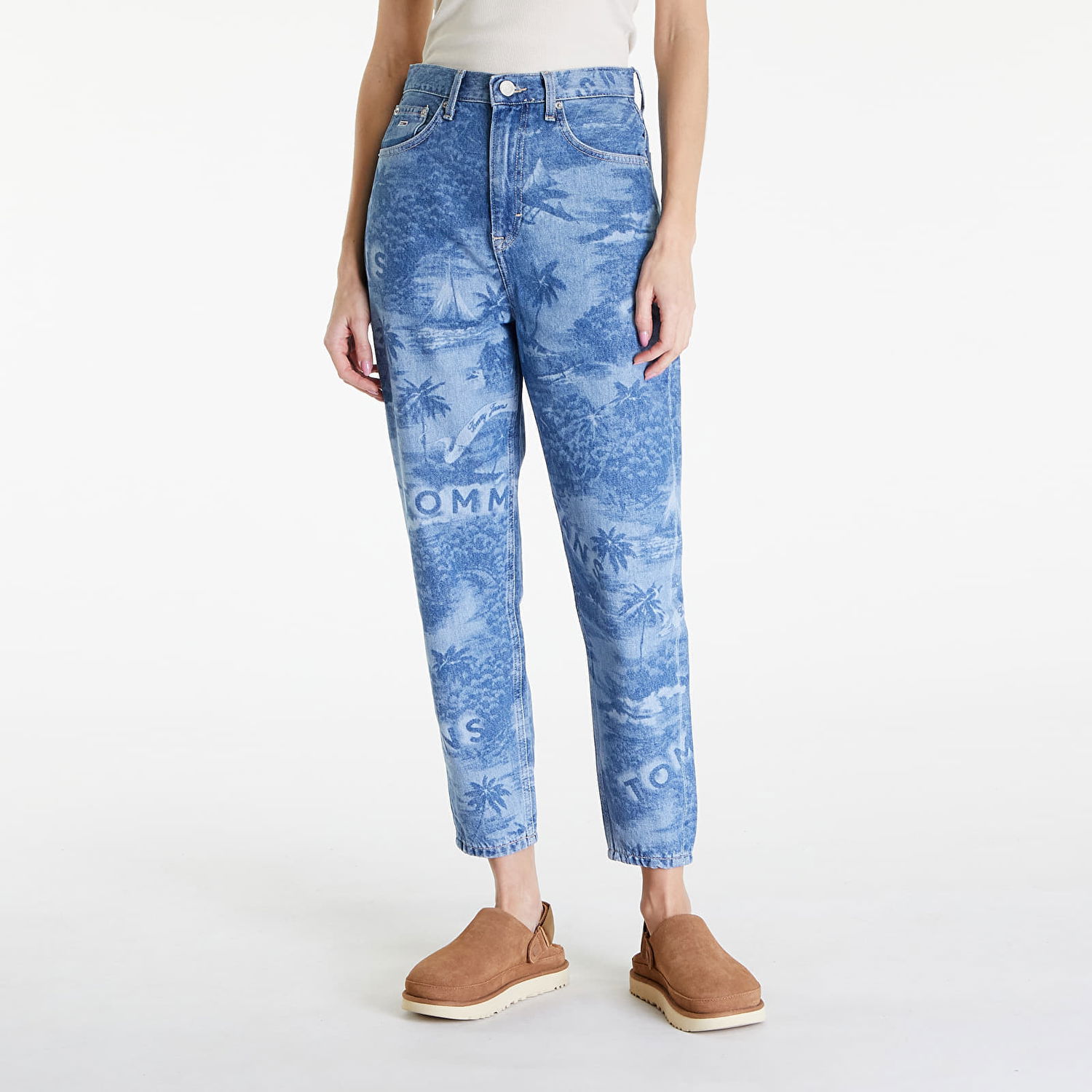 Džínsy Tommy Hilfiger Mom Jean Ultra High Tapered Jeans Denim Medium Modrá | DW0DW17563 1A5, 0