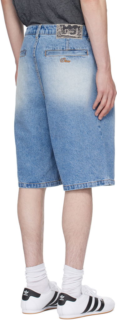 Šortky Dime Dime Pleated Denim Shorts Modrá | DIME2SP2514BLU, 2