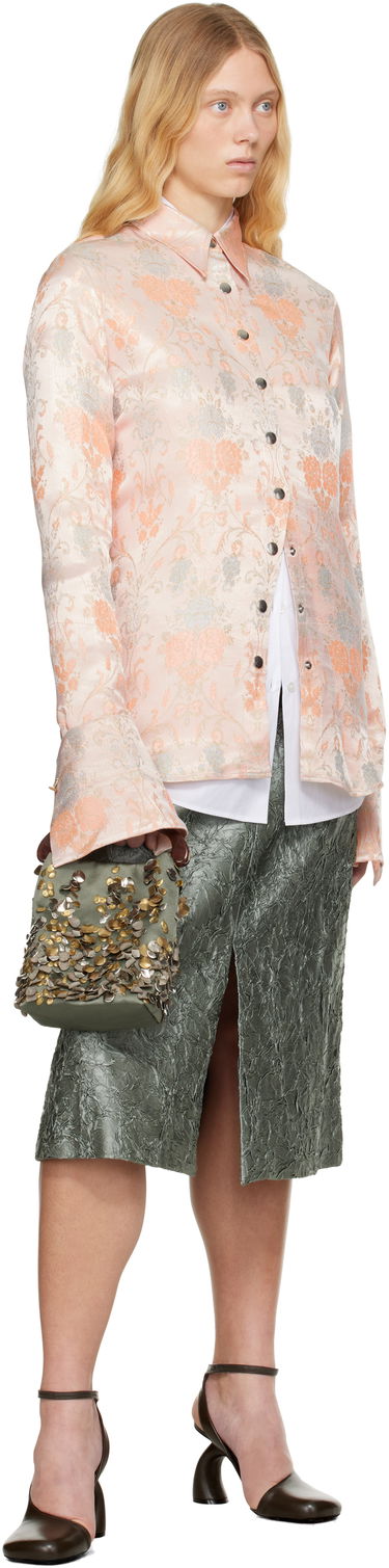 Košeľa Dries Van Noten Dries Van Noten Jacquard Shirt Ružová | 251-010712-1540, 3