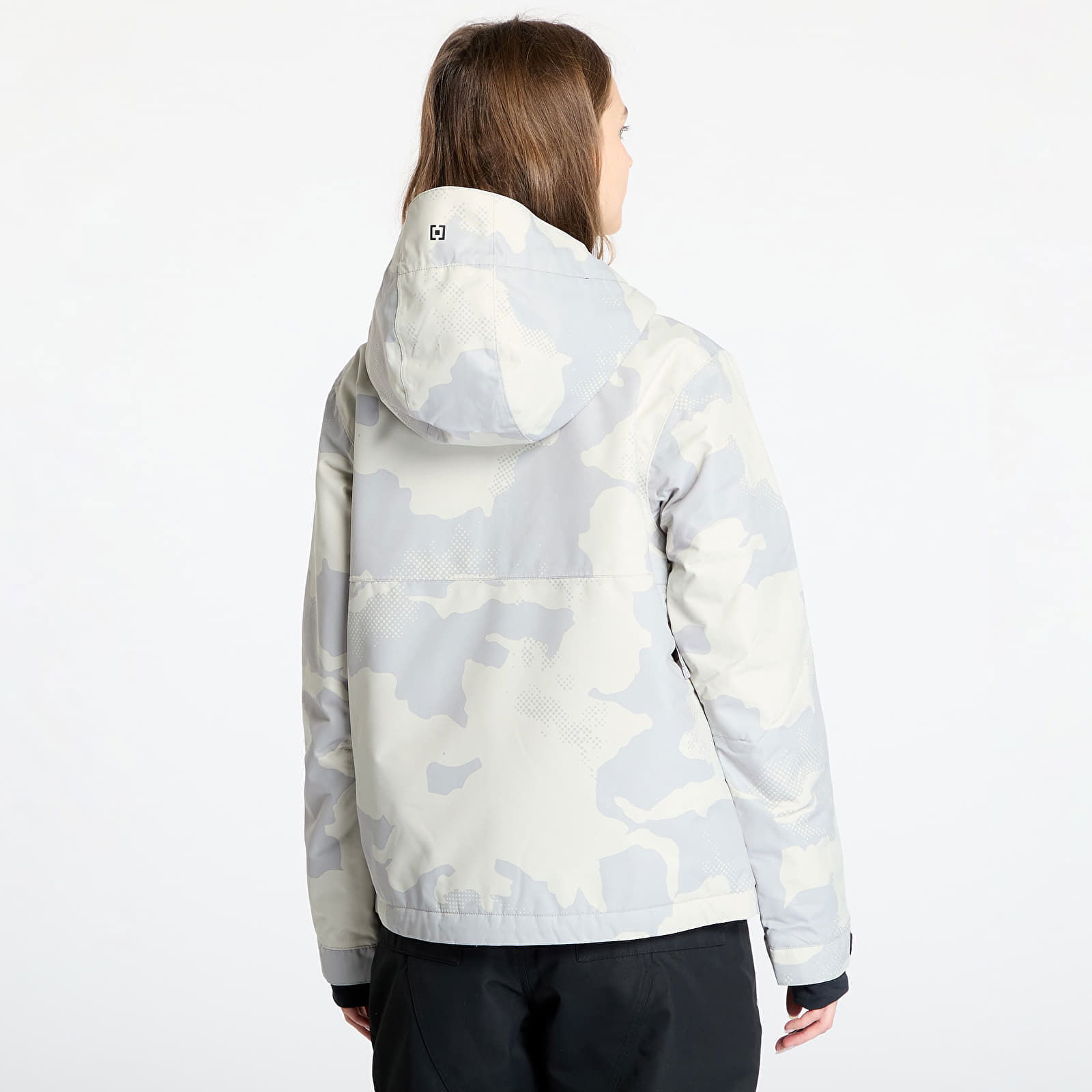 Snowstorm Print Hooded Jacket