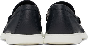Tenisky a topánky BOSS BOSS Tumbled Leather Loafers Čierna | 50536173, 1