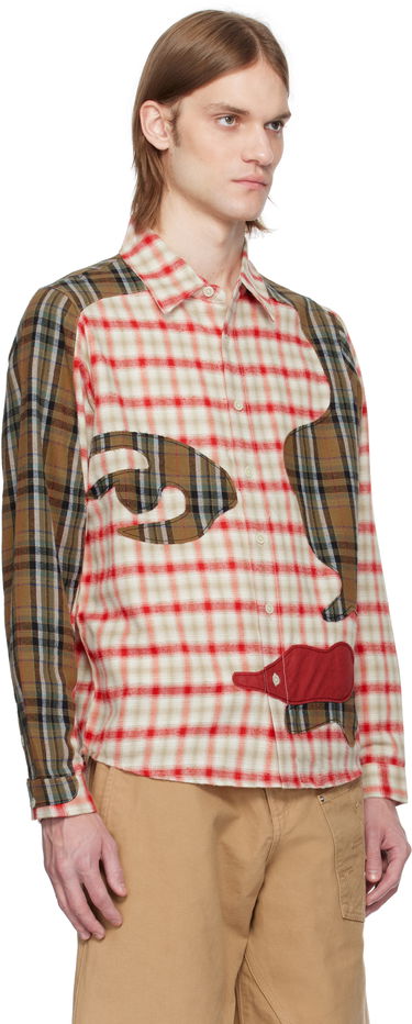 Košeľa KidSuper KidSuper Patchwork Face Flannel Shirt Rôznofarebný | SS25-LTP-03, 1
