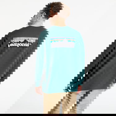 Tričko Patagonia Long Sleeve P-6 Logo Responsibili-Tee Zelené | 38518 CASG, 2