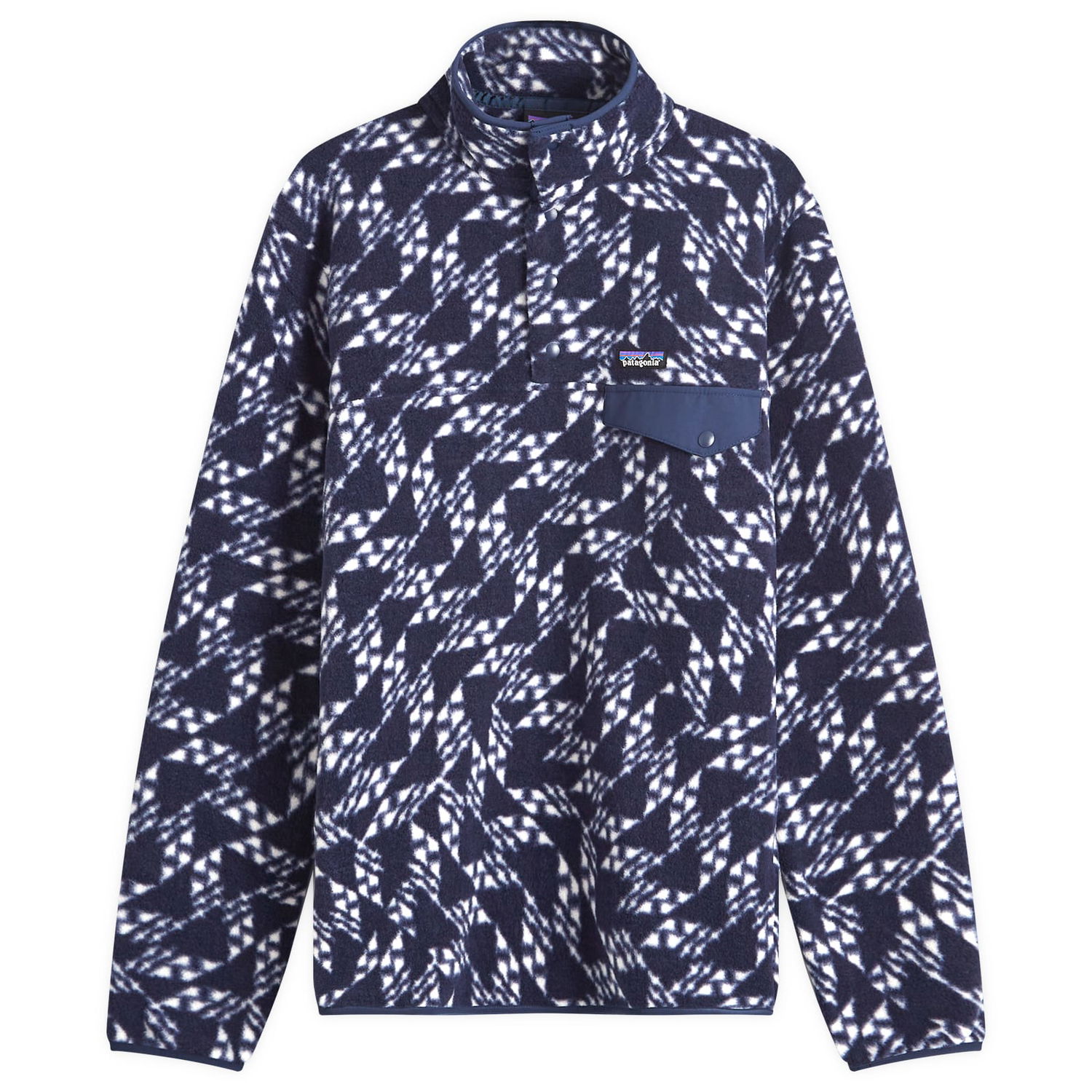 Sveter Patagonia Lightweight Synchilla Snap-T Pullover Synched Flight Modrá | 25551-SFNA, 0