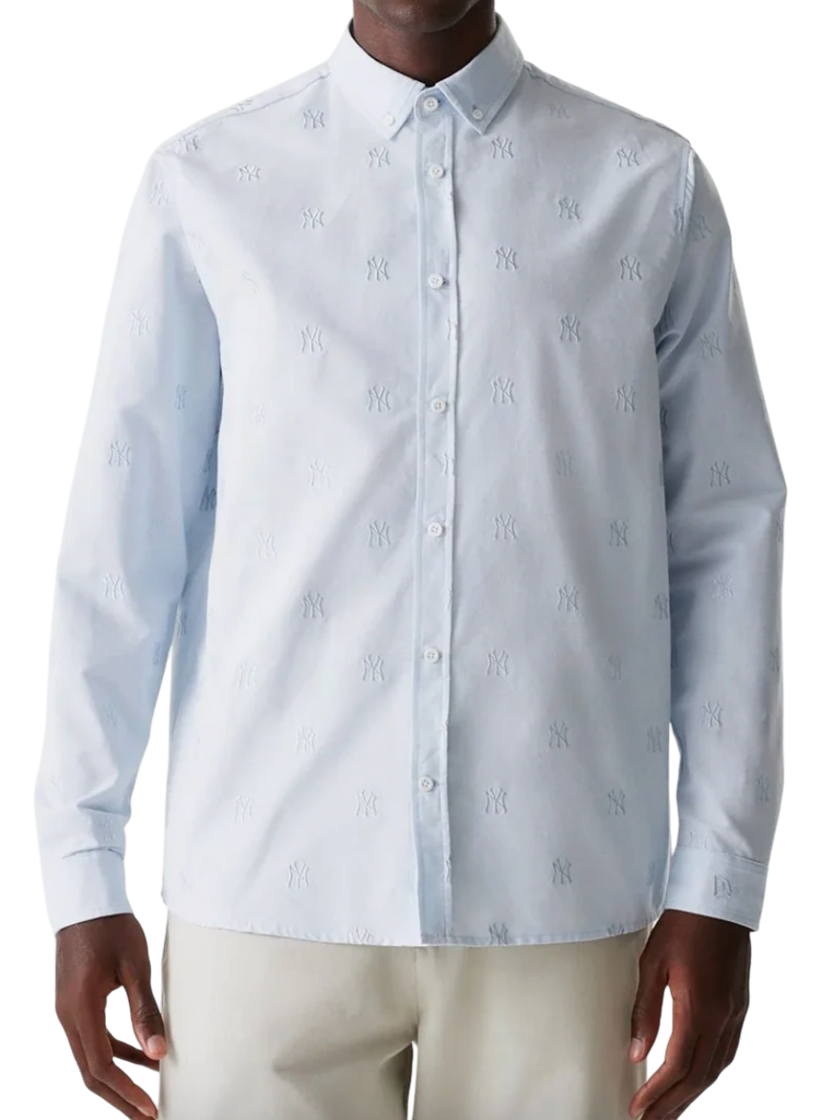 Košeľa New Era New Era MLB New York Yankees Monogram Shirt Modrá | 60667823-60667823, 0