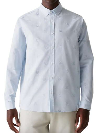 Košeľa New Era New Era MLB New York Yankees Monogram Shirt Modrá | 60667823-60667823, 0