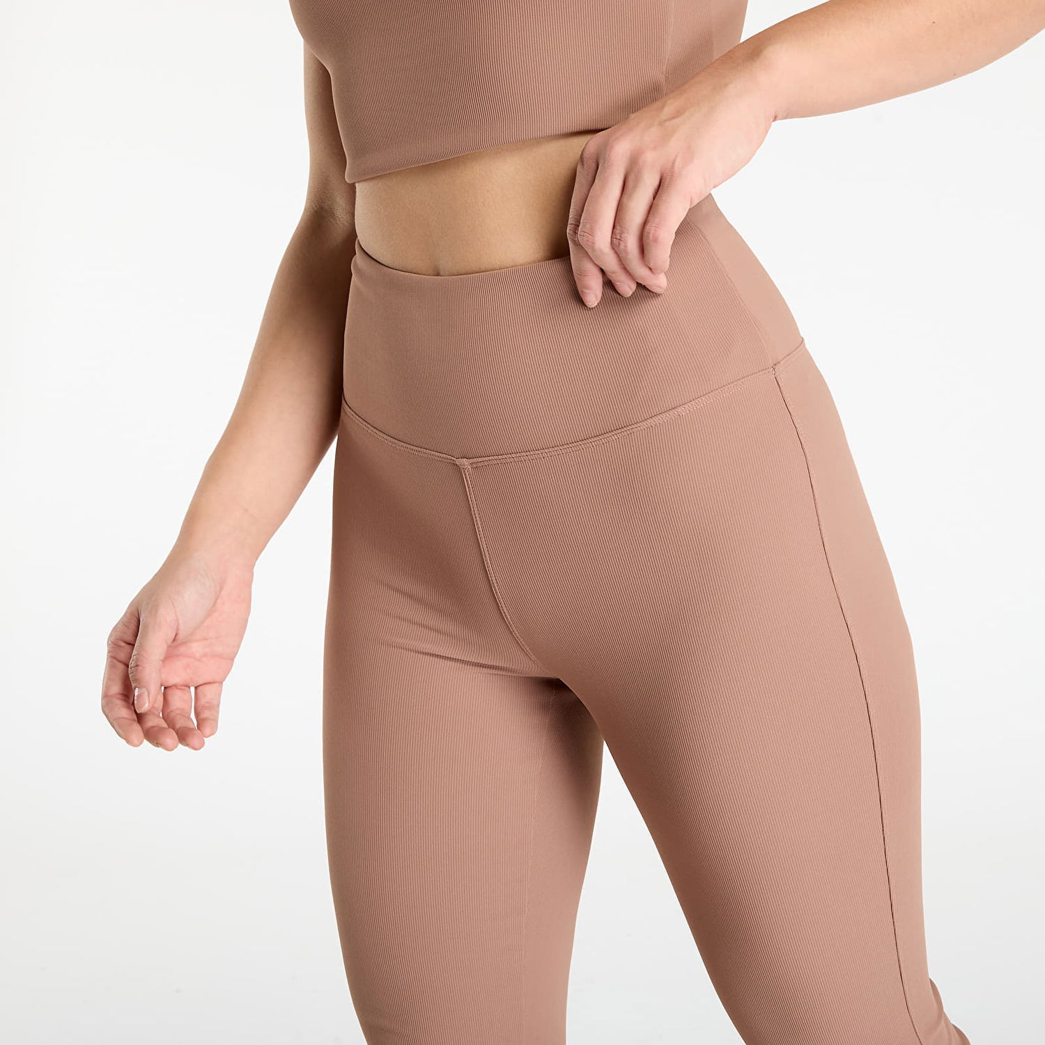 Legíny Urban Classics Flared Leggings Béžová | TB7801-02803, 1
