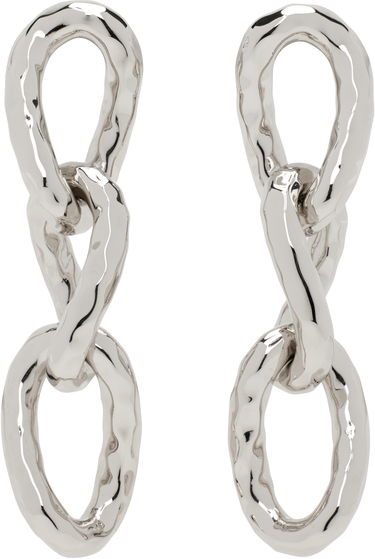 Náušnice Jil Sander Jil Sander Molten Chain Drop Earrings Metalická | J11VG0259_P6959, 0