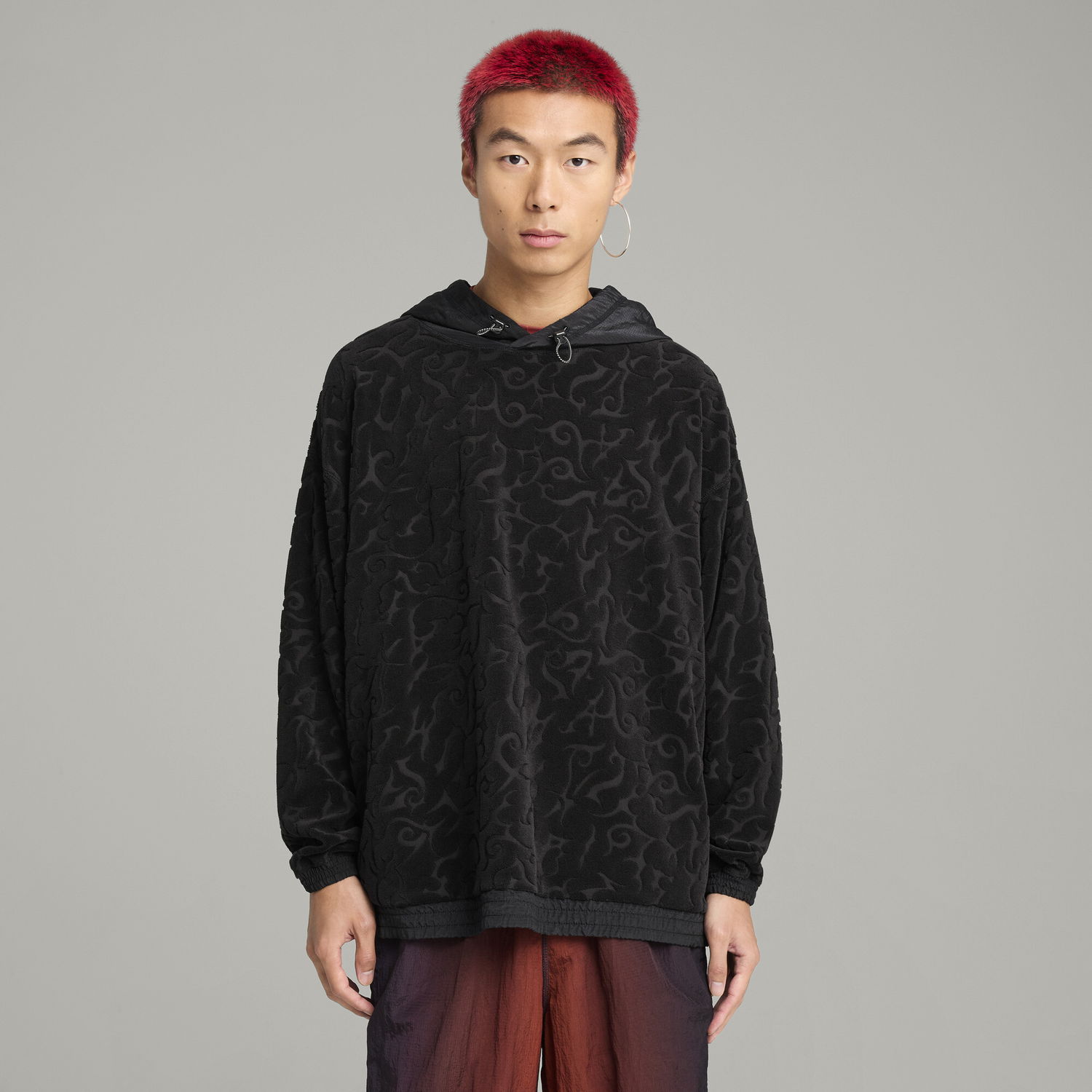 Mikina Puma PUMA x ARIES Embossed Hoodie Čierna | 629494_01, 0