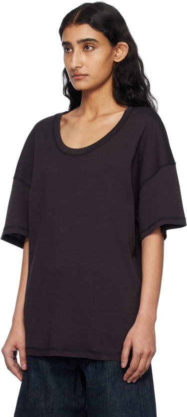 Tričko LEMAIRE Lemaire Rib Knit T-Shirt Čierna | TO1146 LJ1016, 3