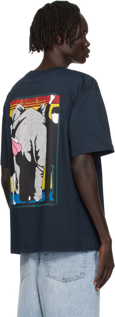 Tričko KENZO Kenzo 'KENZO City' Oversized T-Shirt Navy | FF65TS4534SG, 2