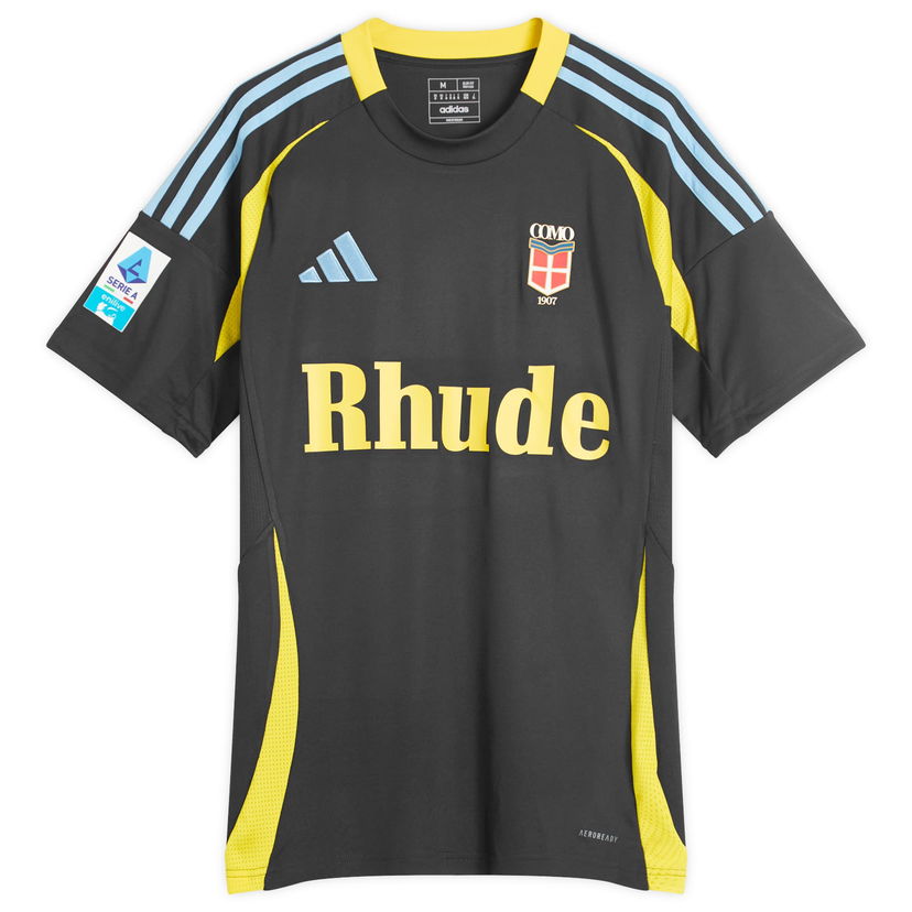 Košeľa Rhude Rhude x Adidas COMO 1907 Football Shirt Čierna | RHPF25TT01016-0015-BLK