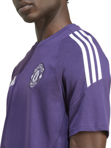 Tričko adidas Originals Manchester United FC T-Shirt Fialová | jp3097, 4