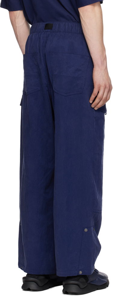 Cargo nohavice Y-3 Y-3 Twill Cargo Pants Modrá | JM3210, 2