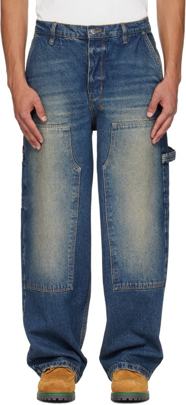 Džínsy Ksubi Maxx Operator Rodeo Distressed Carpenter Loose Fit Jeans Modrá | MFA25DJ034, 0
