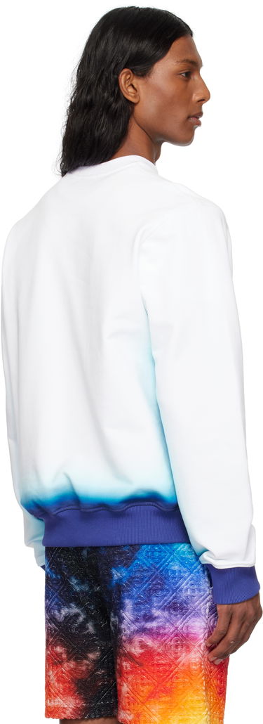 Sveter Casablanca Casablanca Fade Sweatshirt Biela | MS25-JTP-349-01, 2