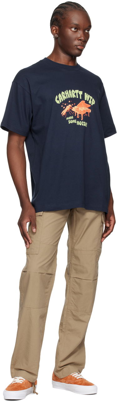 Tričko Carhartt WIP Graphic Print Cotton T-Shirt Navy | I033666, 3