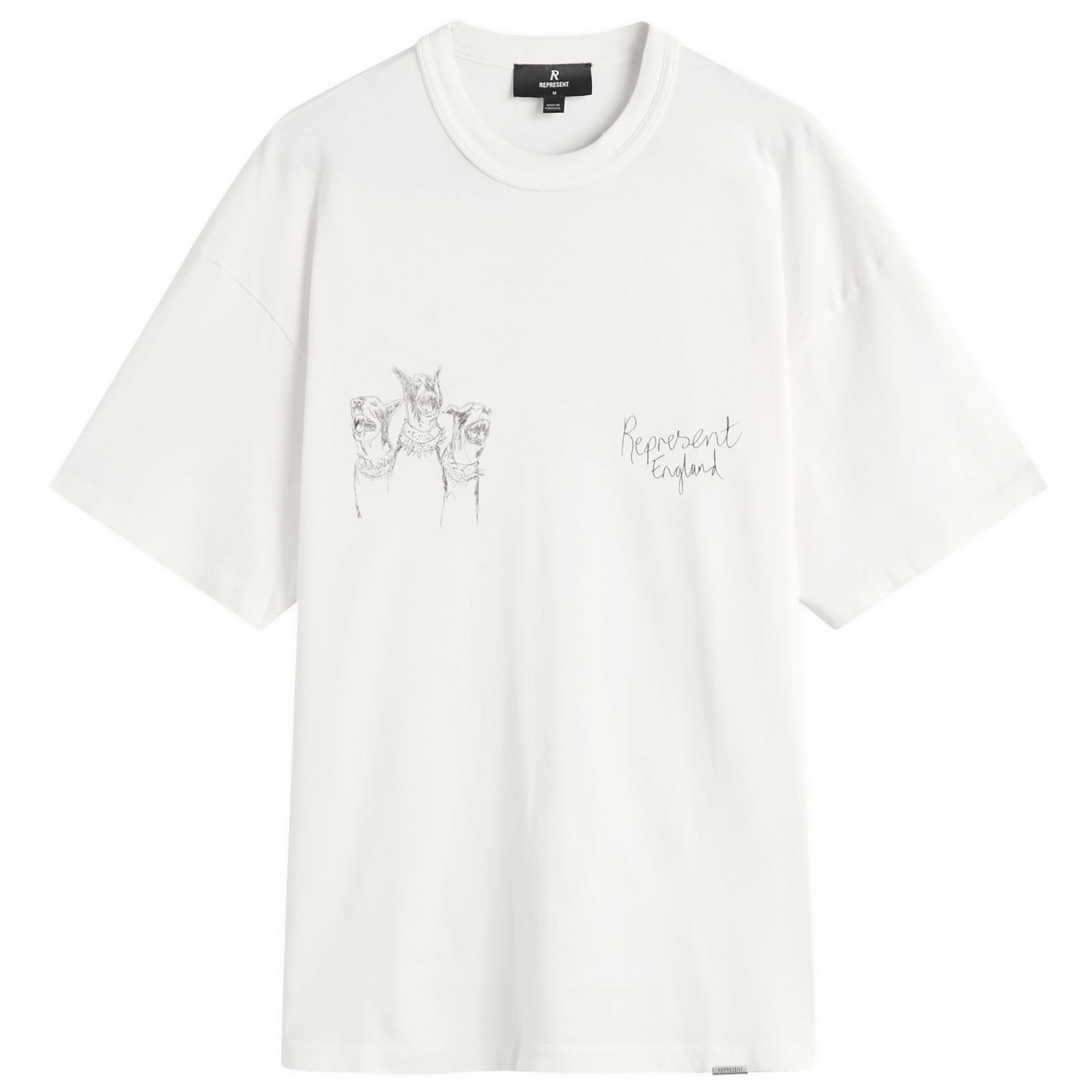 Tričko Represent Clo Represent Hand Drawn Thoroughbred Dogs T-Shirt Biela | MLM100383-72, 1