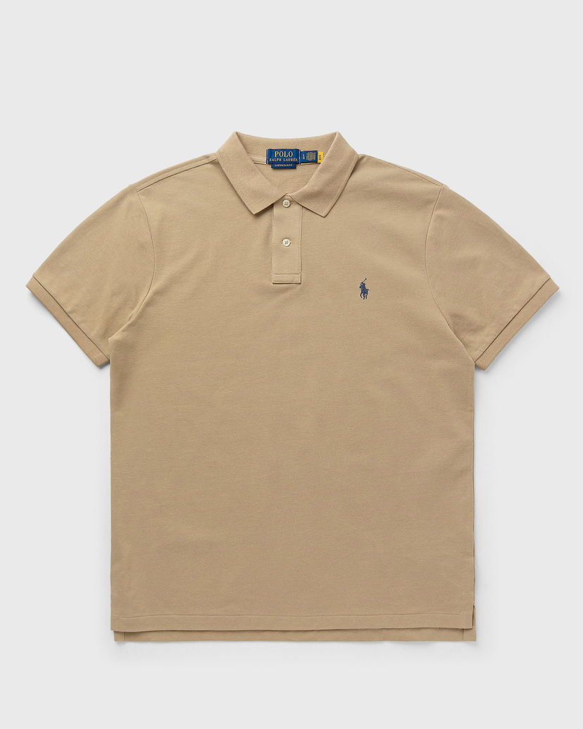 Polo tričko Polo by Ralph Lauren Short Sleeve Polo Shirt Custom Slim Fit Béžová | 710680784436