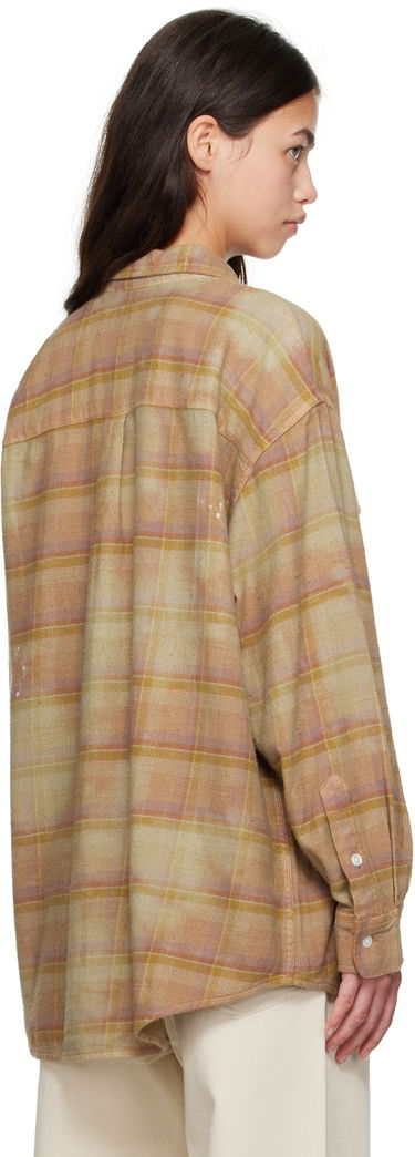 Košeľa R13 R13 Boyfriend Plaid Shirt Béžová | R13WR415-R550B, 2