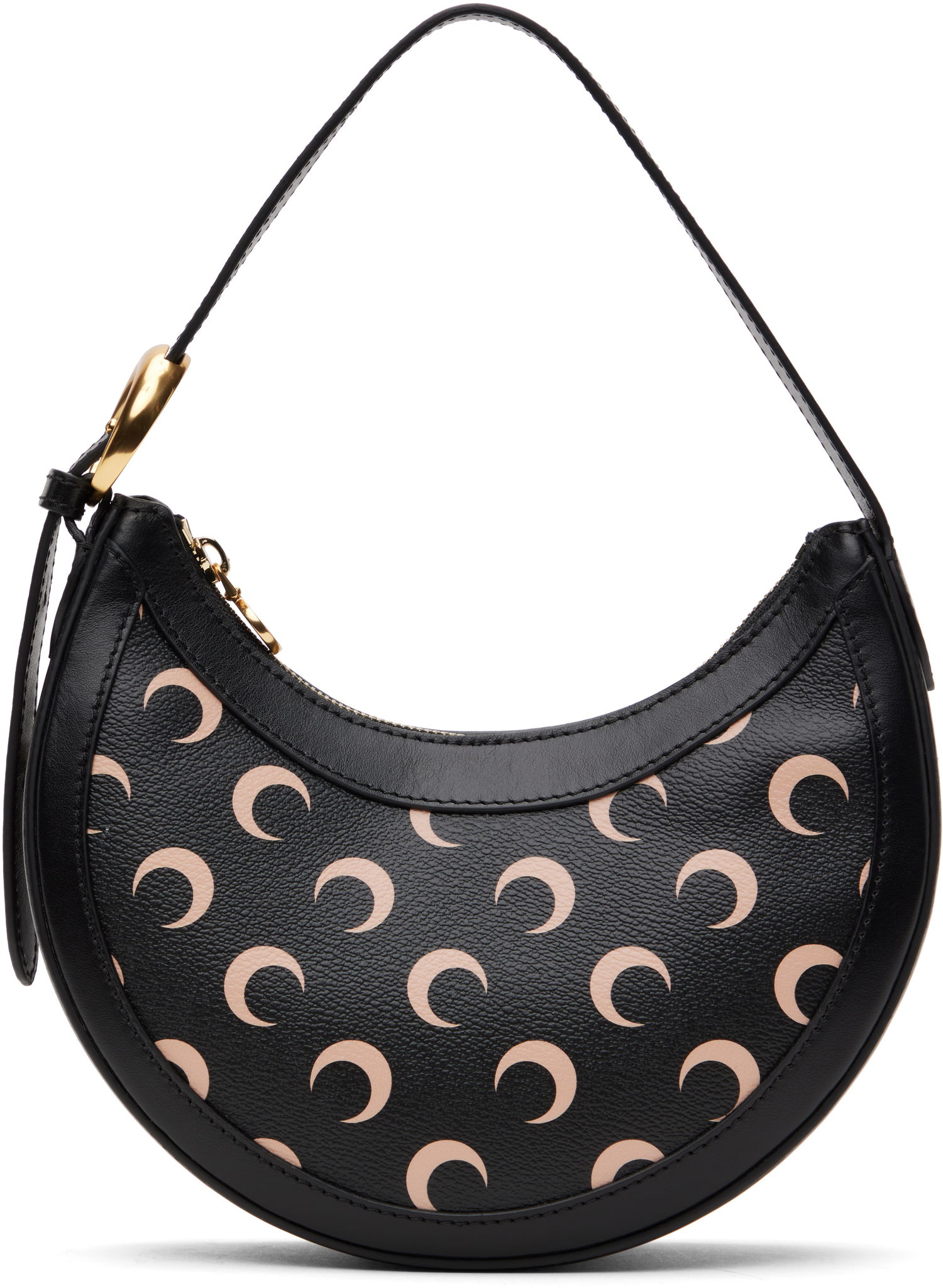 Kabelka Marine Serre Marine Serre Eclips Mini Moon Canvas Bag Čierna | WBA002A RWOV0030, 0