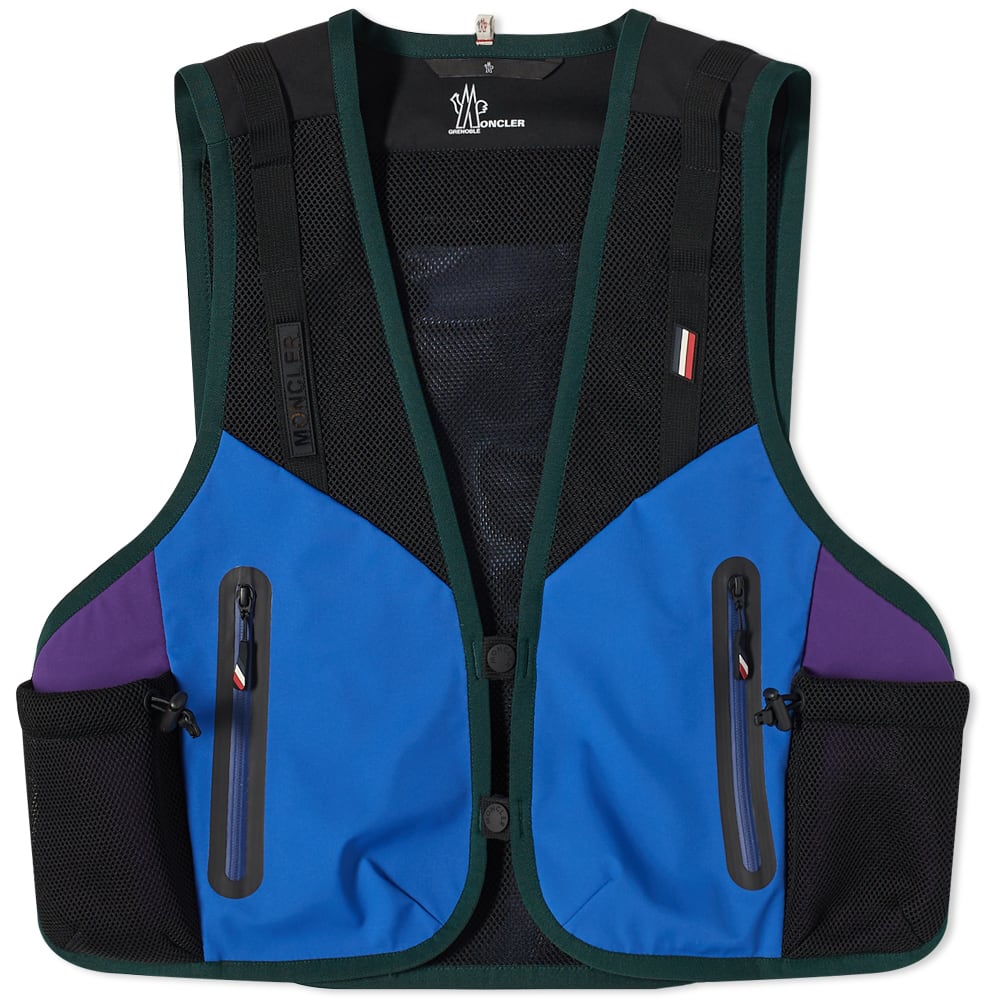 Vesta Moncler Grenoble Day-namic Vorde Bag Gilet Black/Multi Modrá | 1A000-42-809JS-999, 0
