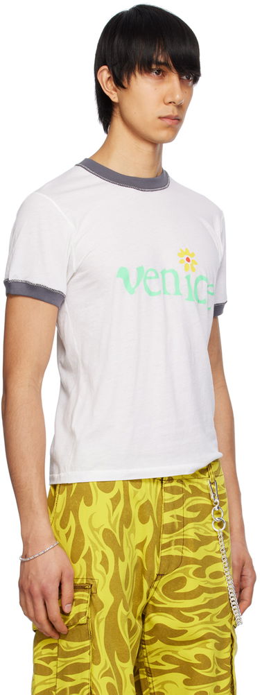 Tričko ERL 'Venice' Print T-Shirt Biela | ERL08T006, 1