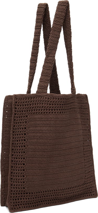Tote bag Casablanca Casablanca Large Crochet Tote Hnedá | AS25-BAG-124-02, 2