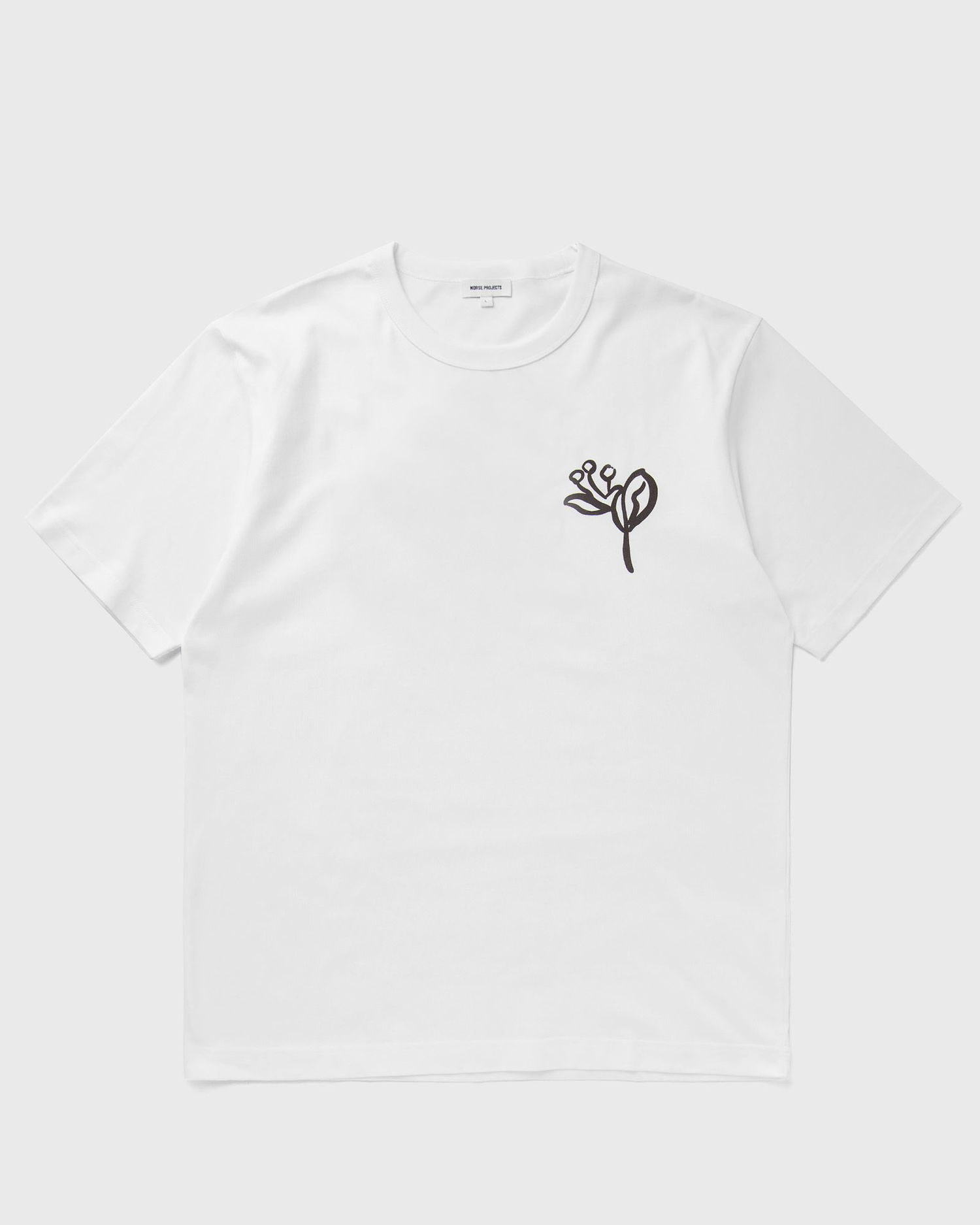 Tričko NORSE PROJECTS Holger Organic Poppy Tee Biela | N01-0671-0001, 0