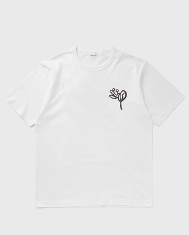 Tričko NORSE PROJECTS Holger Organic Poppy Tee Biela | N01-0671-0001, 0