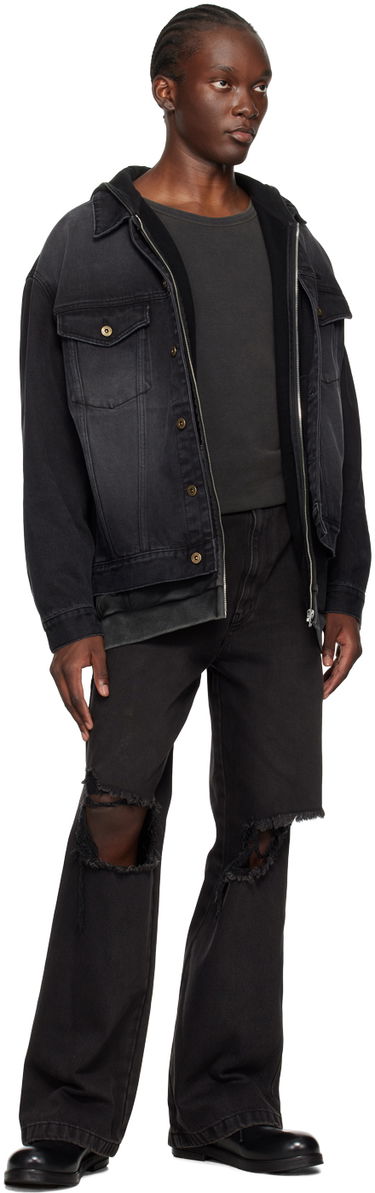 Bunda We11done We11done Faded Denim Jacket Čierna | WD-DJ2-24-345-M-BK, 3