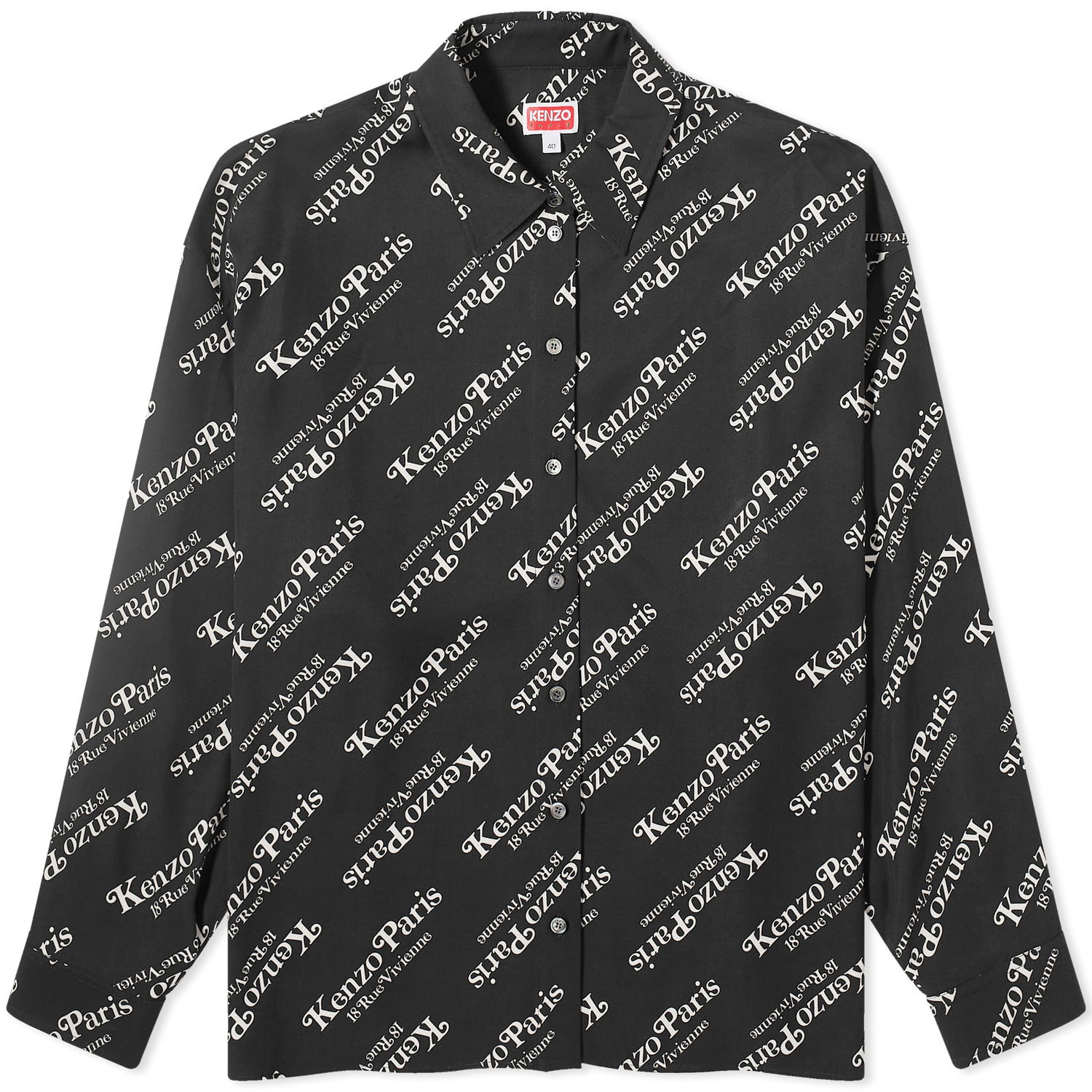 Košeľa KENZO Verdy Logo Shirt Čierna | FE52CH2479S2-99, 0