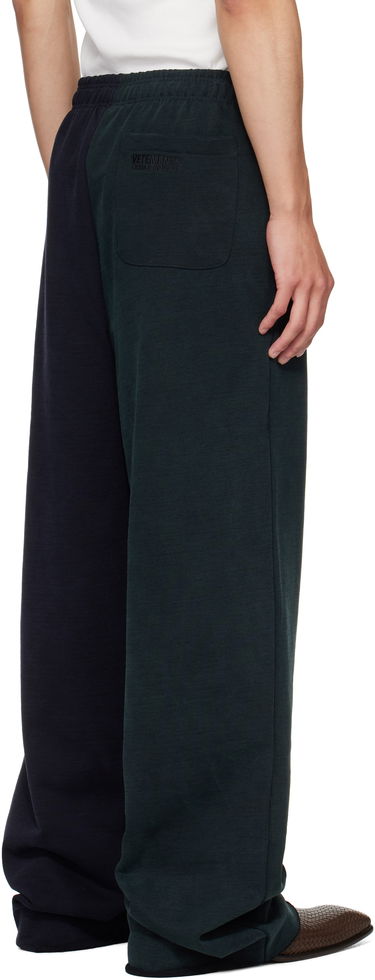 Tepláky VETEMENTS Vetements Cradle of Filth Cut-Up Baggy Sweatpants Navy | UCF76SP850EN, 2