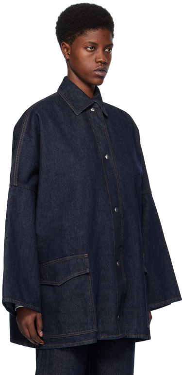 Bunda TOTEME TOTEME Denim  Jacket Modrá | 241-WRO1050-FB0045, 1