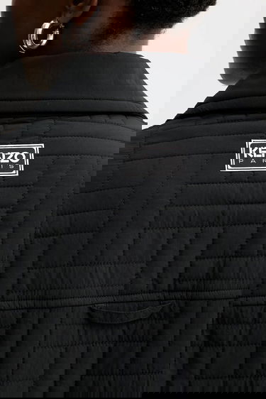 Bunda KENZO Kenzo Oversize Quilted Jacket Čierna | FF62BL2399NN, 3