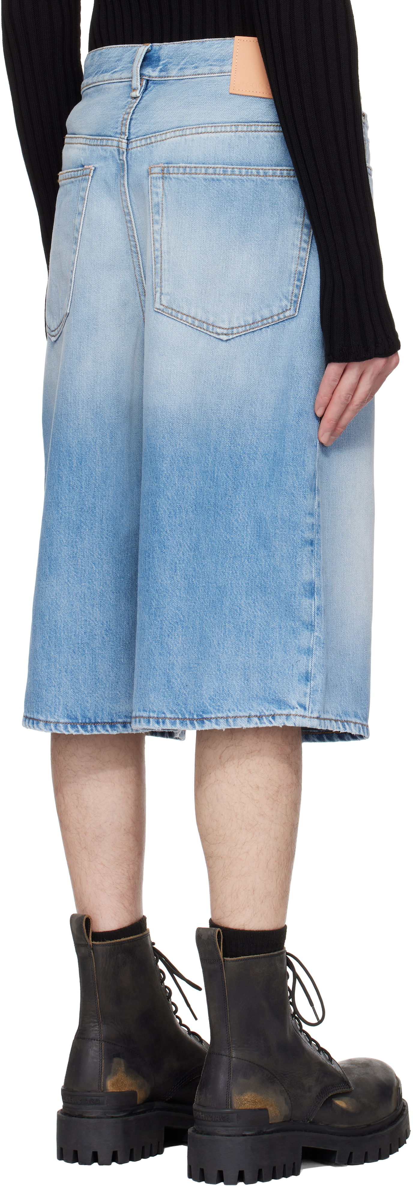 Acne Studios Loose Fit Denim Shorts
